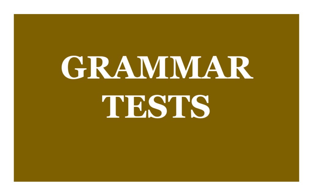 grammar practice tests