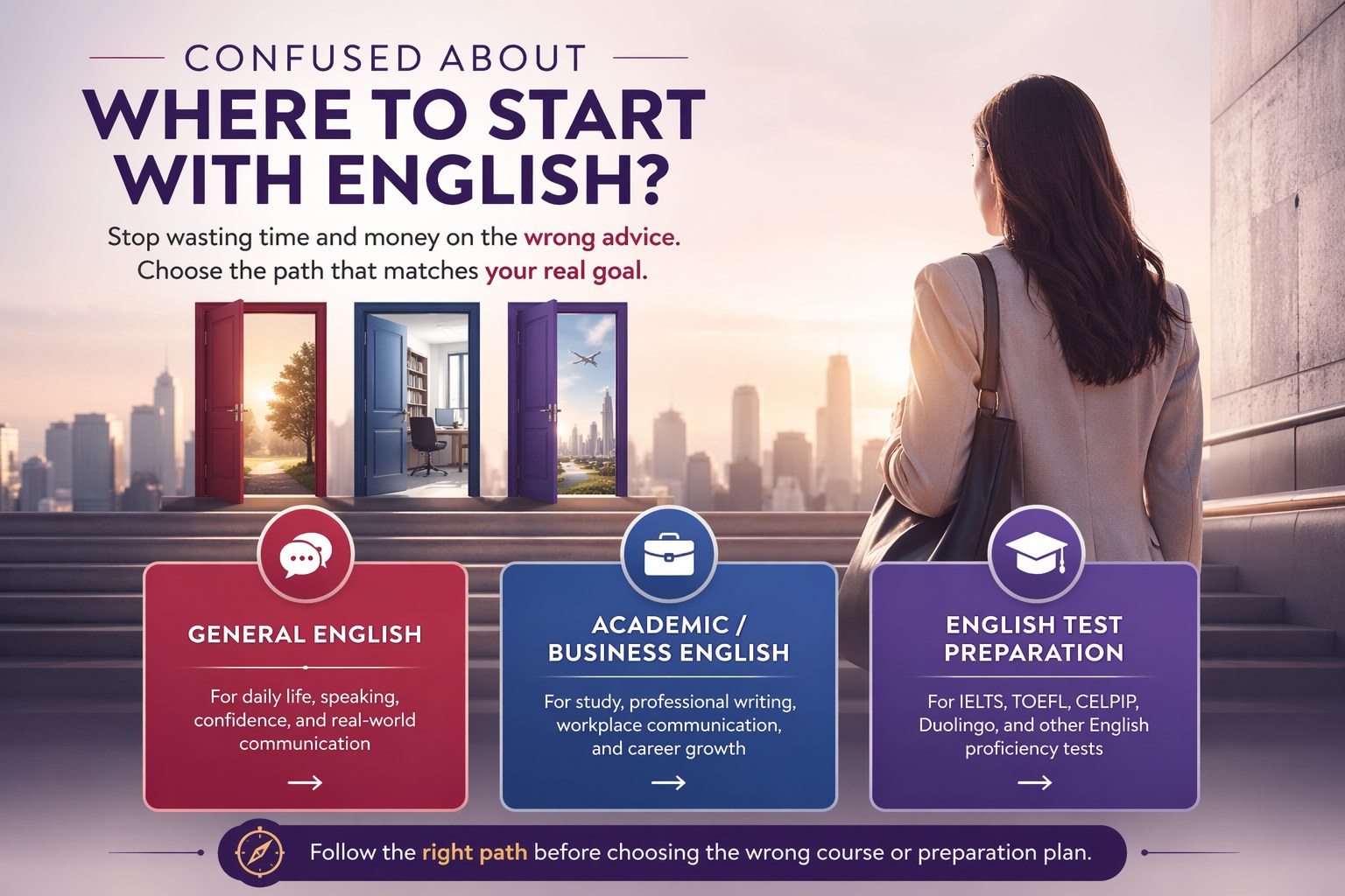 Choose the right English path
