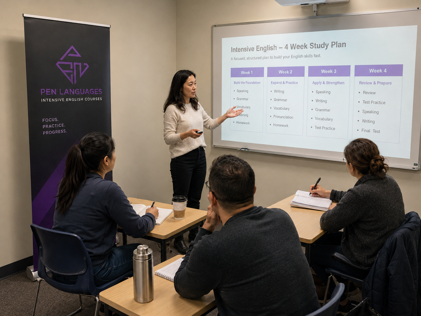 Intensive English courses